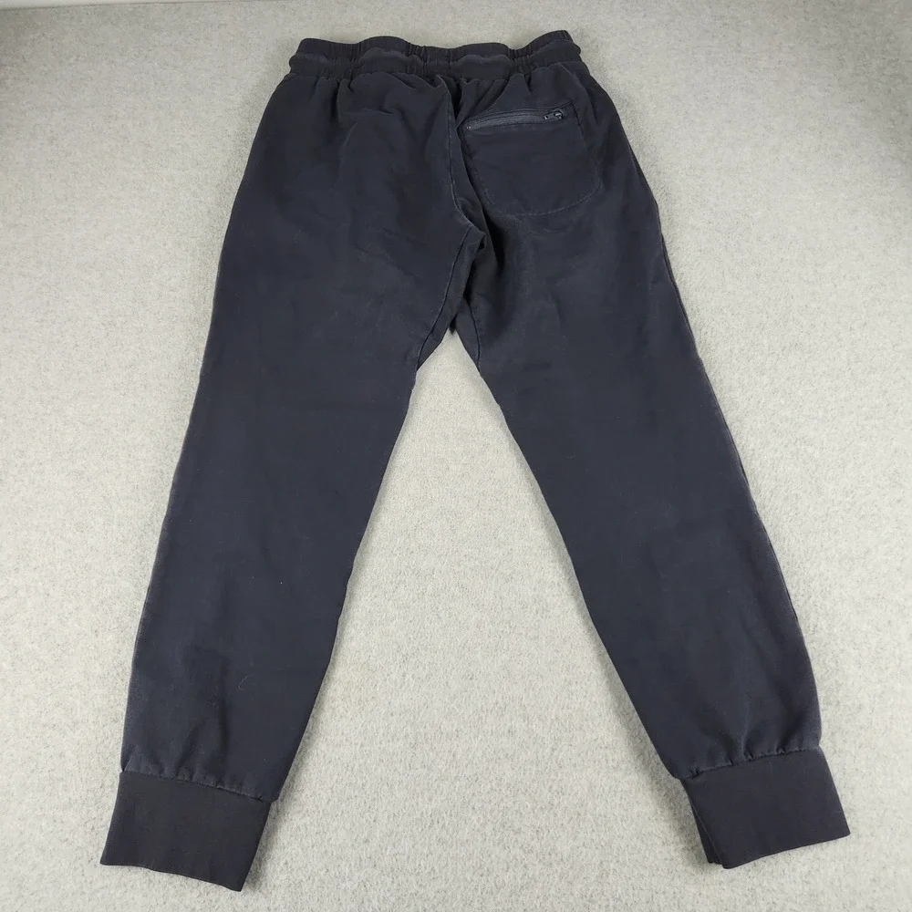 Caliville Joggers Sweatpants Men Large Navy Blue Cotton Stretch Drawstring Waist